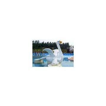 Customized Cygnet Slide Game For Kids, Fiberglass Small Water Pool Slides