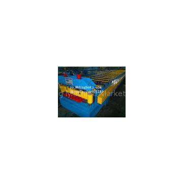Wall Panel Roof Panel Roll Forming Machine With Touch Screen PLC Control System For Construction