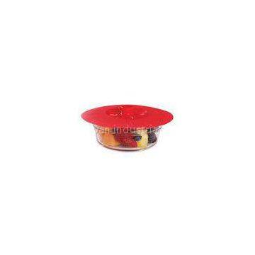 Reusable  BPA free silicone pot lid / silicone food covers lovely  LFGB / FDA Approved