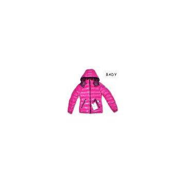 Moncler bady womens down coat,hotpink,size 3