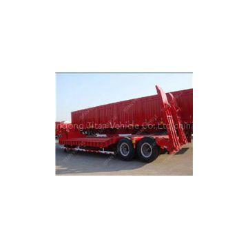 China factory low bed trailer for sale