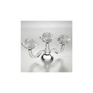 Crystal Tealight Holder Candelabra