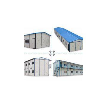 K Type Steel Frame Iron Sheet Sandwich Panel Tent House Prefabricated