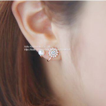 Fashion Jewelry Flower cuff earring