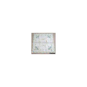 Embroidered table cloth