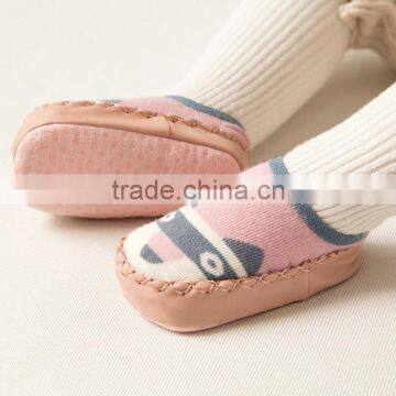B40967A Wholesale baby prewalker shoes floor socks
