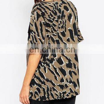 Dongguan Hotsell Garment Wholesale Maternity Camo Clothes Polo Long Line t Shirt