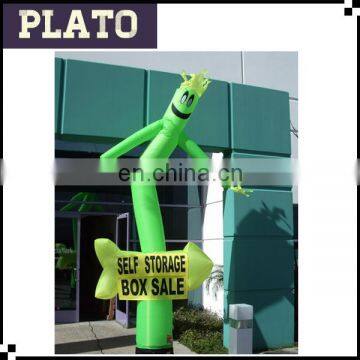 Self storage advertising inflatable air puppet,durable inflatable windy man for box sale