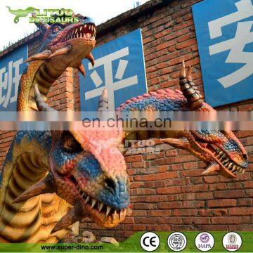 Animatronic Dragon Western Smoking Dragon For Theme Park photo-5