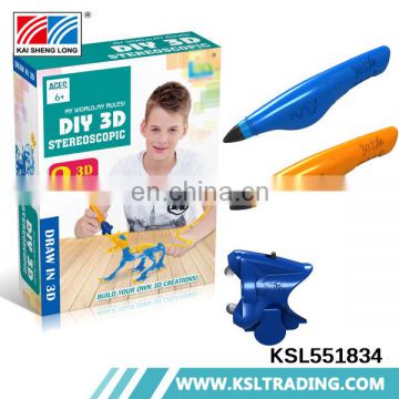 Funny game hot sale kids 3d pen drawing toy chenghai manufacturers