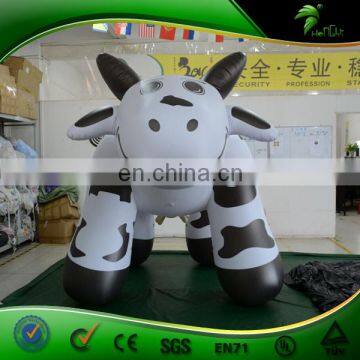 Commercial Promotion Helium PVC Animal Model Inflatable Cow