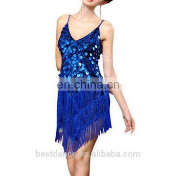 BestDance women latin dance costumes dress competition dance dress sleeveless dress skirts OEM