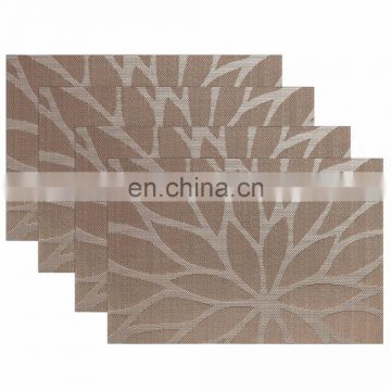 Stain-resistant Woven Vinyl Kitchen Placemats,