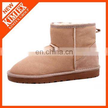 classical sonw sand ankle boots