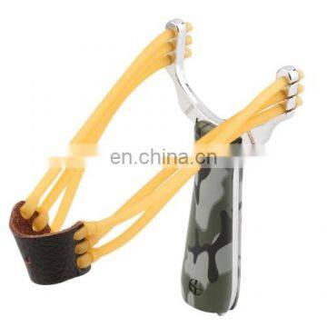 Wholesale Creative Outdoor Toy, Camouflage Stainless,Hunting Slingshot,Funny Toy Slingshot