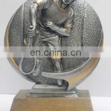 Custom Resin Sport tennis Trophy Statue