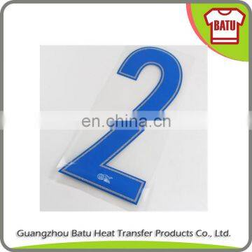 Sports numbers heat transfer printing film for clothing