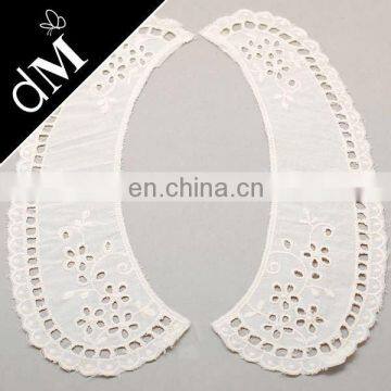 Eyelet Lace collar garment 100% cotton CNL0021