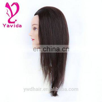 Female Mannequin Head Natural Hair Training Mannequins Head Doll Head for Training For Hairdresser