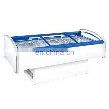Large Capacity Seafood Fresh Horizontal Display Freezer photo-3