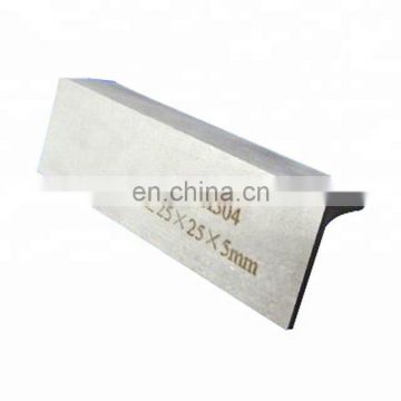 Brushed 400Grit ss 201 304 Stainless steel angle bar