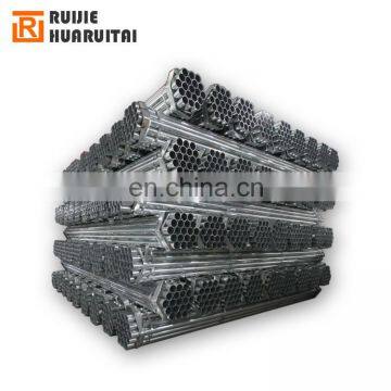 ERW welded Q235 low carbon hot dip galvanized scaffolding steel pipe/tube