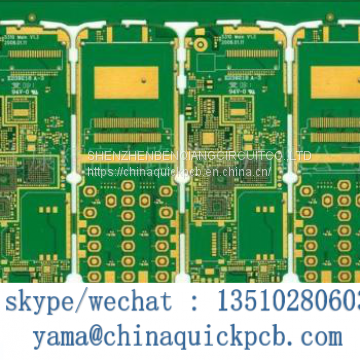 Hasl & carbon printing 4 layer printed pcb circuit boards