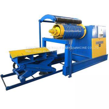 Dixin 10Tons Color Steel Hydraulic Automatic Decoiler Separate Strip Material Collection Equipment For Sale With High Quality