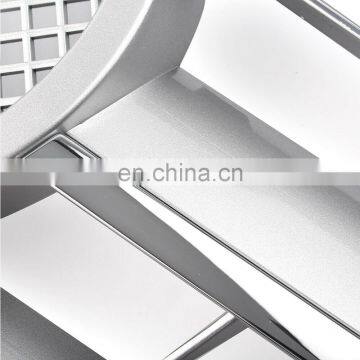 3-PIN стиль AMG передний решетка радиатора серебристый 00-06 для Mercedes Benz C CLASS W203 photo-5