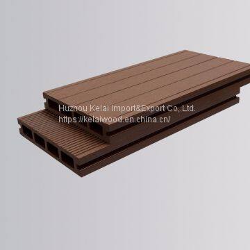 Anti Crack Traditional Wpc Hollow Decking photo-5