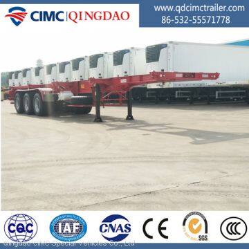 CIMC 3 Axle 40 Feet Skeletal Container Trailer For Kenya