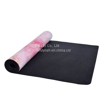 Wholesale High-Quality Gym Fitness Pilates Exercise Non-slip Suede Rubber Yoga Mat