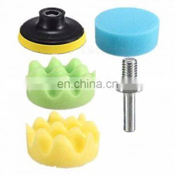 High End Custom Design Car Care Waves Sponge Polishing Wheel photo-6