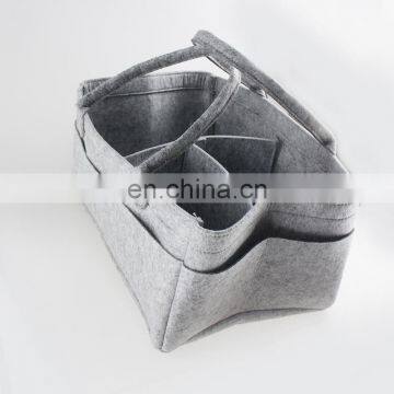 Amazon Hot Sale Multi-function Felt Baby Diaper Bag Caddy Organizer photo-6