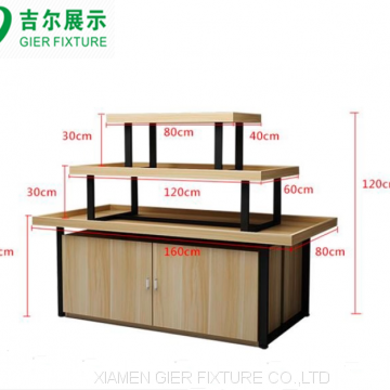 Wood Customized Grocery Store Shopping Mall Retail Store Shoes Display Rack and Stand photo-2