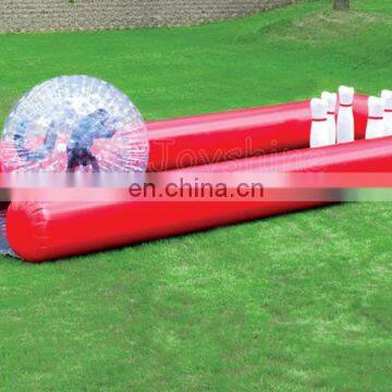 Giant Inflatable Human Bowling Pins Balloon Lanes Cheap Outdoor Inflatable Sport Bubble Bowling Ball Alley Set Game photo-7