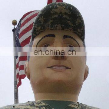 Custom Logo Inflatable Model Military Man Advertising Inflatables photo-4