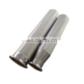 200 Micron 304 316L Stainless Steel Sintered Powder Filter Cylinder Pleated Candle Filter photo-4