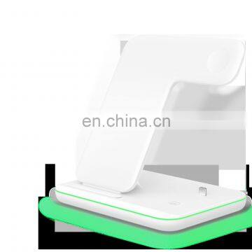 Wireless Mobile Phone Charger Fast Charging A Set Of Magnet Tips Mobile Phone Headset 3 In 1 Mobile Wireless Charger photo-7