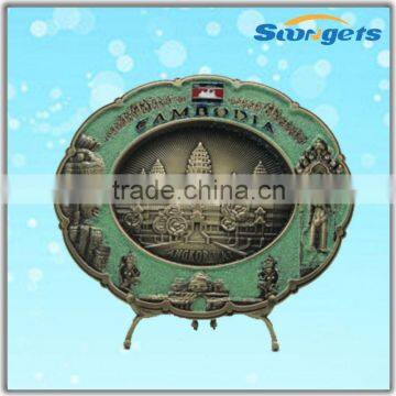 JS002-BG Decorative Custom Souvenir Metal Plate