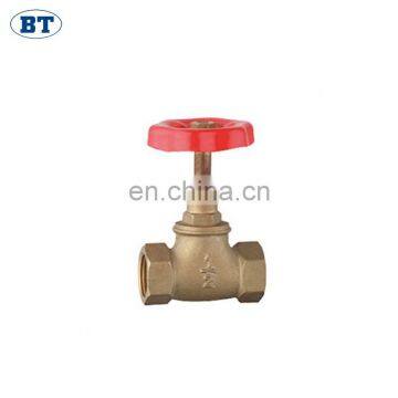 BT4018  heavy type long thread brass gate valve leading manufacturer wedge, 1-1/2 inch gate valve