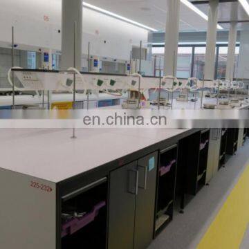 Epoxy Resin Work Top Lab Wall Side Table Bench for University Lab Used photo-6