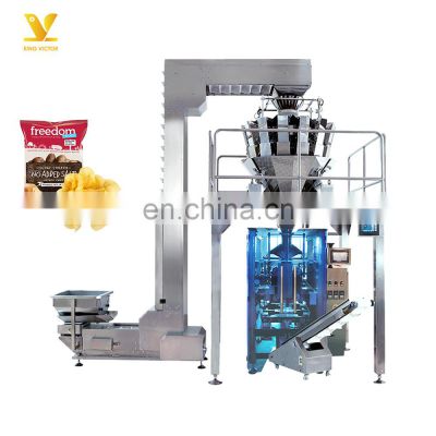 Puffed Rice New Potato Chips Manual Keropok Packaging Z Vertical Sack Packing Machine