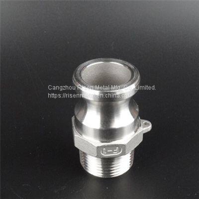 Stainless Steel Cam & Grooves Type F – Male Adapter