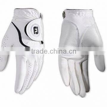 Top quality white leather golf gloves for adults                        
                                                Quality Choice