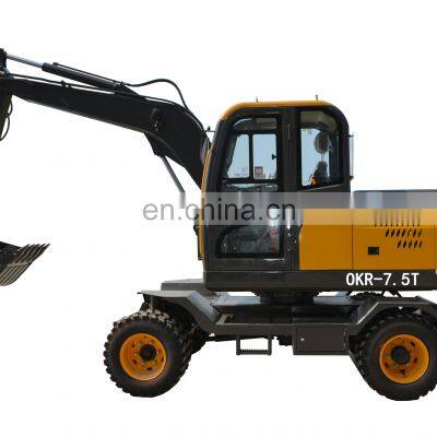 7.5 Ton Wheel Top Quality With Cab CHANGCHAI Engine Digger photo-2