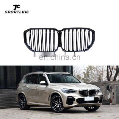 X5M Style Glossy Black X5 G05 Front Kidney Grill for BMW X5 xDrive40i xDrive50i Sport 2019 2020