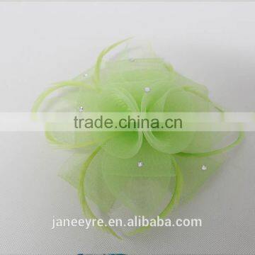 Wholesale Hair Accessories HairClip Flower With Feather Fascinator on Band photo-4