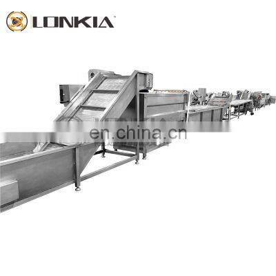 LONKIA salad washing line/vegetable and fruit processing line /frozen vegetable production line