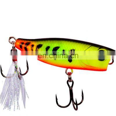 TSURINOYA 40mm 3g Z Dog Swimming Stance Fishing Popper Tackle Mini Popper Trout Lures